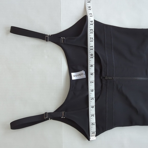 Shaperx Tummy Control Full Body Compression Shapewear MEDIUM Black Lace Floral - Picture 11 of 13